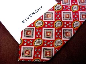 ♪24825D♪状態並品【ペイズリー 柄】ジバンシィ【GIVENCHY】ネクタイ