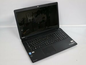 ジャンク品 ノートPC 17.3インチ 東芝 dynabook T57/43M PT57-43MSXB Core i5 第4世代 メモリ無 HDD無 USB3.0対応 通電確認済 代引き