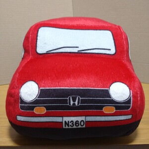 HONDA N360 非売品 cushion クッション マスコット ぬいぐるみ ホンダ グッズ コレクション ロゴ 車 ノベルティ 限定 collection mascot ③