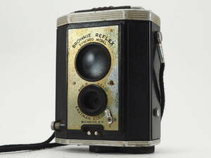 ★訳あり実用品★ BROWNIE REFLEX SYNCHRO MODEL 二眼レフ ★シャッターOK！ #TA3993