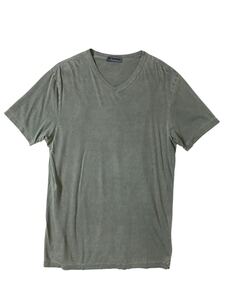 (D) JIL SANDER ジルサンダー オーバーサイズ 半袖 Tシャツ L グリーン系 カットソー トップス 送料250円 (ma)