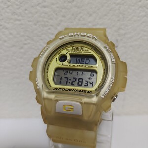 CASIO G-SHOCK カシオ 腕時計 デジタル Gショック イルクジ ジーショック 稼働品 ビンテージ イエロースケルトン 動作品