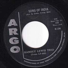 [Jazz] Ramsey Lewis Trio - I Love Paris / Song Of India (B) SF-Y694