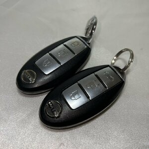 【中古/保管品/CH】日産　スマートキー　スカイライン　セレナ　2本セット　S0914