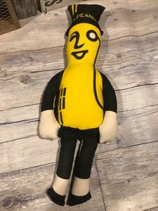 即決ビンテージ★ プランターズ MR.PEANUT ミスターピーナッツ ぬいぐるみ / NA676