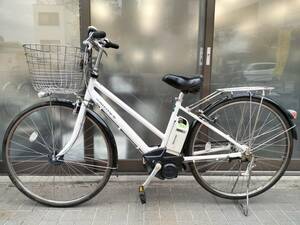 No.3069　電動自転車　ヤマハ　PAS　CITYーS　27インチ　ホワイト　現状販売！