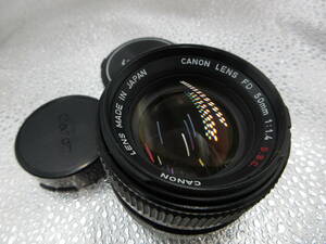 Canon FD 50mm f1.4 S.S.C.　レンズ玉極美品　