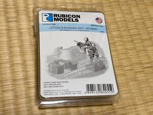 ルビコンモデル 1/56 アメリカ兵 メタルフィギュア 2体 LVTクルー&アクセサリー No.2 rubicon models 28mm