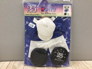 ◇ディズニー 《未開封品》TDR 25周年 ダッフィー ぬいぐるみコスチューム キャスト カストーディアル 1H11 【80】