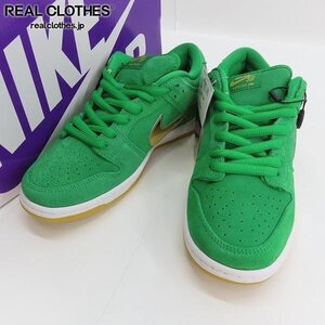 【未使用】NIKE/ナイキ SB DUNK LOW St. Patrick s Day/ダンクロー セント パトリックス デイ BQ6817-303/26.5 /080