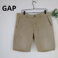 ギャップ GAP ハーフパンツ ショートパンツ 綿100% ベージュ 36