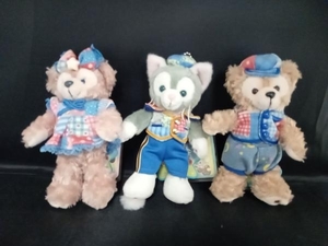 TOKYO DISNEY SEA 東京ディズニーシー Duffy ダッフィー ぬいぐるみバッジ シェリーメイ ジェラトーニ 3個セット