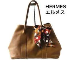 HERMES エルメス ネゴンダ ガーデンパーティ PM ゴールド　トートバッグ