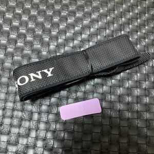 『新品未使用品・送料無料』Sony ソニー α アルファ カメラ ストラップ 黒色(ブラック)×白色(ホワイト) 幅約3cm ミラーレス 　13