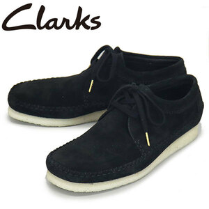 Clarks (クラークス) 26165081 Weaver ウィーバー メンズ ブーツ Black Suede CL080 UK9-約27.0cm