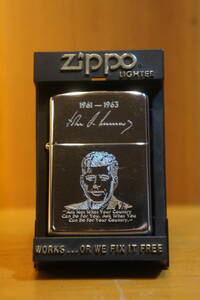 ライター ZIPPO ジョン・F・ケネディ ケネディ大統領 John Fitzgerald Kennedy ジッポー オイルライター 中古・美品
