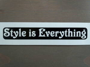 Style is Everything　ボードステッカー