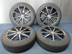 ★9-9.5分山★21.22年製★ ヨコハマ iG60 175/60R16　weds LEONIS 16×6J +45 4H-100 4本セット スタッドレス アクア・フィット等　G1079