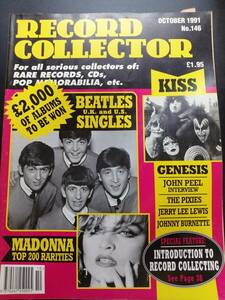 【英雑誌『RecordCollector』Madonna特集】1991・10月号 Beatles、Kiss、Genesis、マドンナ、ビートルズ、キッス、ジェネシス