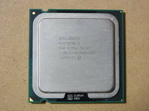 ■Intel Pentium D 940 SL95W 3.20GHz/4M/800/05A Presler LGA775 2コア TDP95W/C1 (Ci0458)