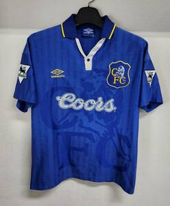 96-97チェルシーCFC Chelsea(H)#25 ゾラ ZOLA umbro プレミアリーグ仕様 M