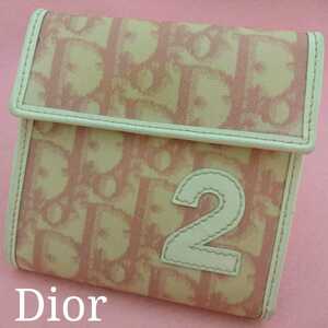 Dior　ディオール　トロッター　折り財布　中古品　H3000