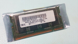 ★作動品★ IBM純正 FRU 10K0031 256MB SDRAM PC2100 SODIMM Infineon HYS64D32020GDL-7-B