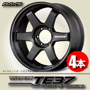 納期確認必須 4本価格 レイズ ボルクレーシング TE37ultra LARGE P.C.D. MMカラー 20inch 6H139.7 8.5J+20 RAYS VOLK RACING