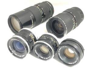 ★実用美品★ キヤノン Canon FD 50mm F1.8 S.C. , FL 50mm F1.8 , FL35mm F2.5 , NEW FD 35-70mm F2.8-3.5 , NEW FD 80-200mm F4 #6481