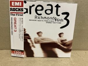 GREAT 3【RICHMONDO HIGH】ROCK/POPS