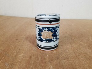 九谷焼　白峯　茶壷　茶入れ　茶筒　茶器　茶道具　昭和