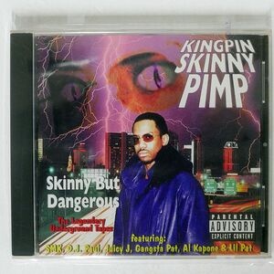 KINGPIN SKINNY PIMP/SKINNY BUT DANGEROUS (THE LEGENDARY UNDERGROUND TAPES)/BASIX MUSIC BAX 9317 CD □