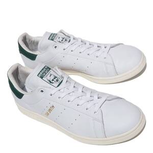 美品!! US 10 1/2・28.5㎝ 限定 18年製 adidas Originals スタンスミス 白ｘ緑 天然皮革 レザー STANSMITH STAN SMITH