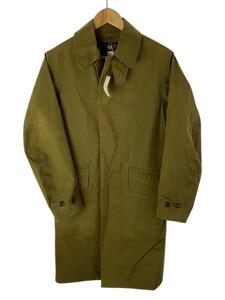 RRL◆WATERPROOF COAT/ステンカラーコート/XS/コットン/カーキ/色褪せ・アタリ