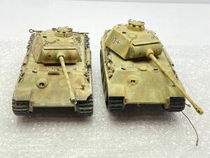 戦車 プラモデル 完成品 組済 塗装済 スケール不明 破損 欠品 あり まとめて 簡易梱包/ジャンク ※まとめて取引・同梱不可 [24-2371]