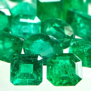 ≪天然エメラルドおまとめ20.5ct≫o ルース 裸石 ジュエリー jewelry emerald ベリル w5 71