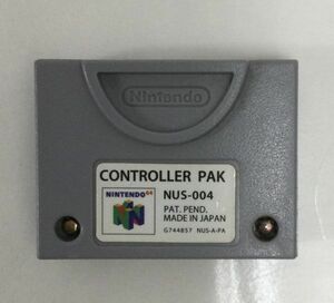 N64 24-010 任天堂 ニンテンドー64 N64 コントローラ パック NUS-004 純正 メモリー アクセサリー パーツ レトロ ゲーム