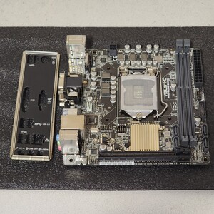 ASUS H110I-PLUS D3/MS IOパネル付属 LGA1151 Mini-ITXマザーボード 第6世代CPU対応 最新Bios 動作確認済 PCパーツ