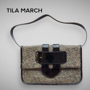 【TILA MARCH ティラマーチ】2way ハンドバッグ クラッチバッグ