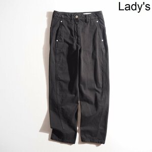 P1027P ▼LEMAIRE ルメール▼ ツイステッド ブラック デニムパンツ 34 レディース / TWISTED PANTS BLACK DENIM シーズンレス rb mks