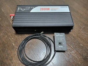 正弦波インバーターDC12V/AC110V 2000W（ピーク4000W）