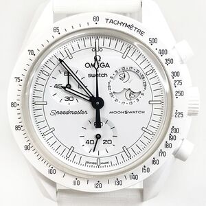 2024年購入 新品 Swatch × Omega ムーン スウォッチ × オメガ スヌーピー スピードマスター S033W700 バイオセラミック 高級 腕時計