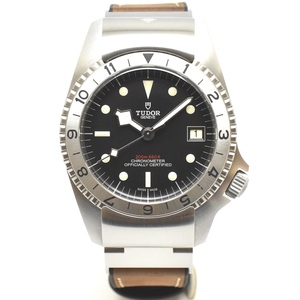 TUDOR チューダー(チュードル) ブラックベイP01 70150 革バンド オートマチック