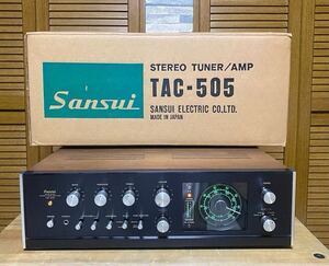 希少　サンスイ　TAＣ-505 レシーバーアンプ　SANSUI 動作確認済み