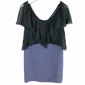 GRACE CONTINENTAL グレースコンチネンタル ドレス ワンピース S 黒X紺 美品