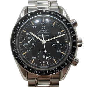 ジャンク 鑑定済み オメガ OMEGA スピードマスター SPEEDMASTER 自動巻き 1140 2890-2 175 0033 175 0032 表記あり 46石 黒系文字盤 腕時計