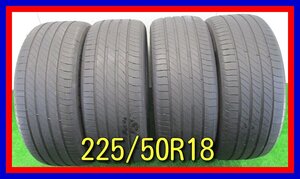 ■中古タイヤ■　225/50R18 95V MICHELIN PRIMACY4 C-HR ヴェゼル フォレスター等 夏タイヤ オンロード 激安 送料無料 B856