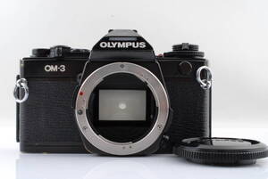 【良品 保障付 動作確認済】Olympus OM-3 Black オリンパス マニュアルフォーカス フィルムカメラ 35mm SLR Film Camera Body #Q8255