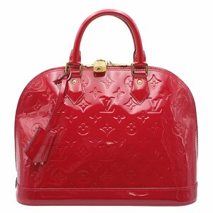 ★Y1701 美品!! ルイヴィトン モノグラム ヴェルニ アルマPM ハンドバッグ M91770 ローズアンディアン LOUIS VUITTON レディース★