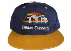 NBA デンバー ナゲッツ DENVER NUGGETS 90s VINTAGE ヴィンテージ デッドストック スナップバック キャップ SNAPBACK CAP 旧ロゴ